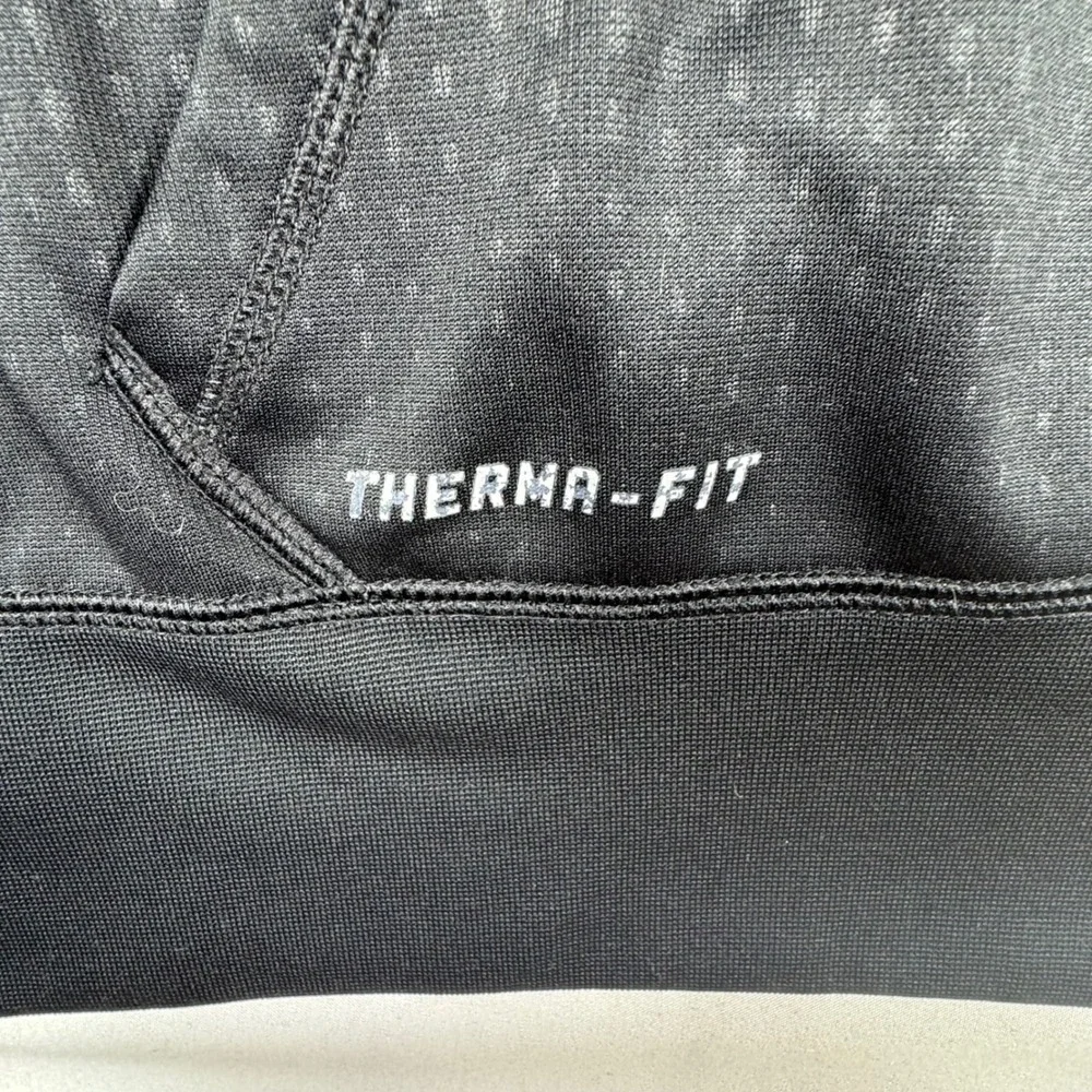 Nike Therma-FIT Duke Blue Devils Hoodie Mens Large Black Sweatshirt NCAA Logo